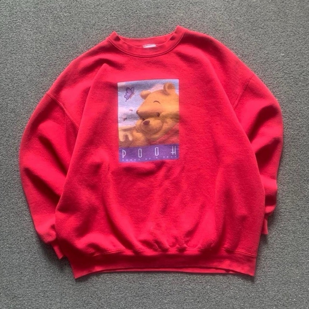 Disney Store Vintage 90s Winnie the Pooh Honey of a Bear Sweatshirt